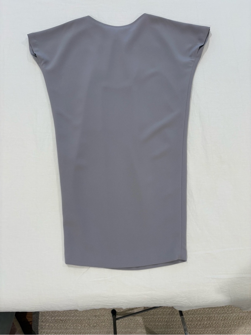 Kaarem Minimalist Blue-Grey Shift Dress NWOT